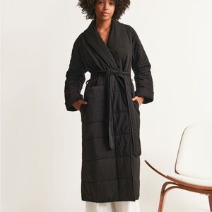 Skin Worldwide dark green Quilted Women's Robe
